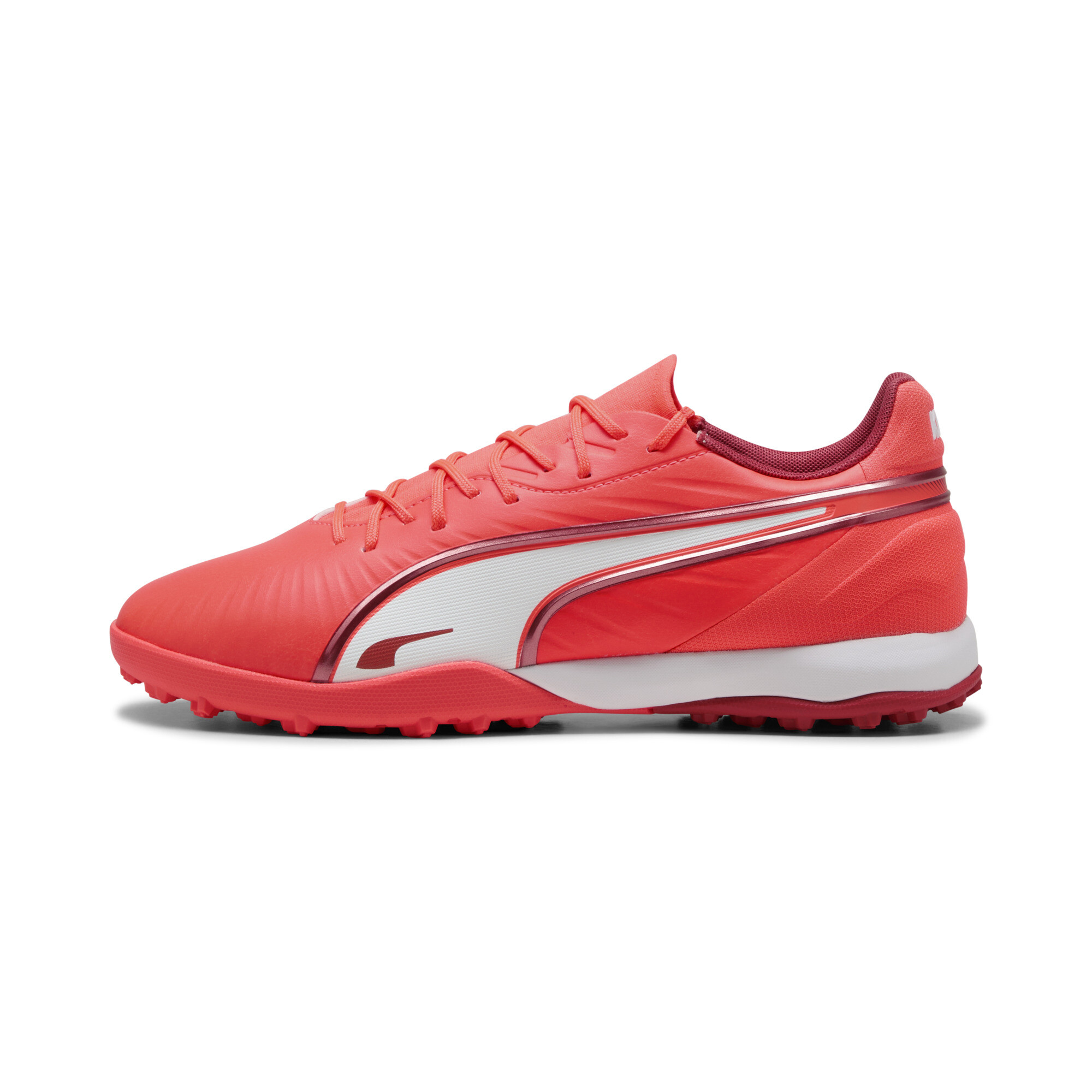 Puma KING MATCH TT Fußballschuhe Unisex | Glowing Red/White/Red Fire | Größe: 40.5