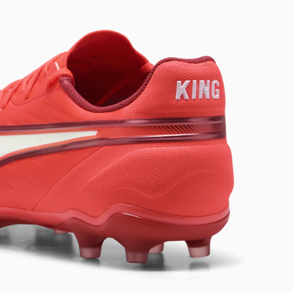 Tacos de fútbol KING MATCH FG/AG, Glowing Red-PUMA White-Red Fire, large-MEX