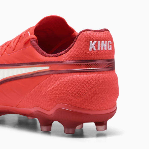 KING MATCH FG/AG Football Boots, Glowing Red-PUMA White-Red Fire, large-ZAF