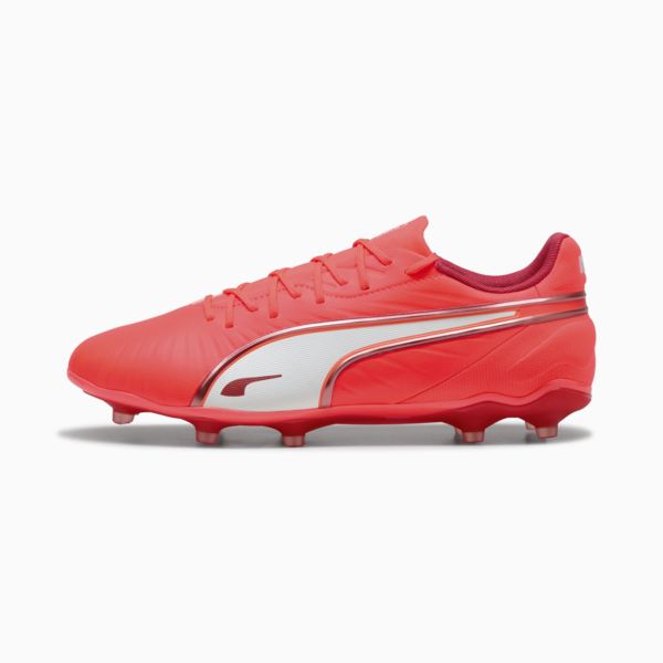 Tacos de fútbol KING MATCH FG/AG, Glowing Red-PUMA White-Red Fire, large-MEX