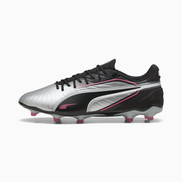 Tacos de fútbol KING MATCH FG/AG, PUMA Silver-PUMA Black-Sun Struck-PUMA White, large-MEX