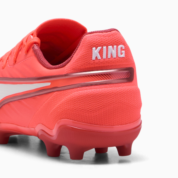 Tacos de fútbol KING MATCH FG/AG, Glowing Red-PUMA White-Red Fire, large-MEX