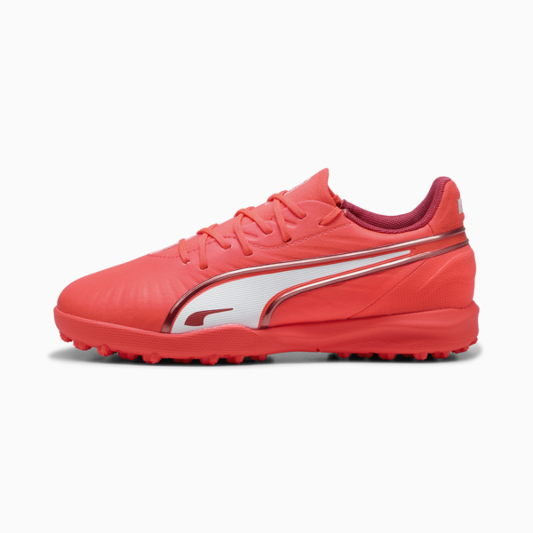 KING MATCH TT Football Boots Youth, Glowing Red-PUMA White-Red Fire, large-MEX