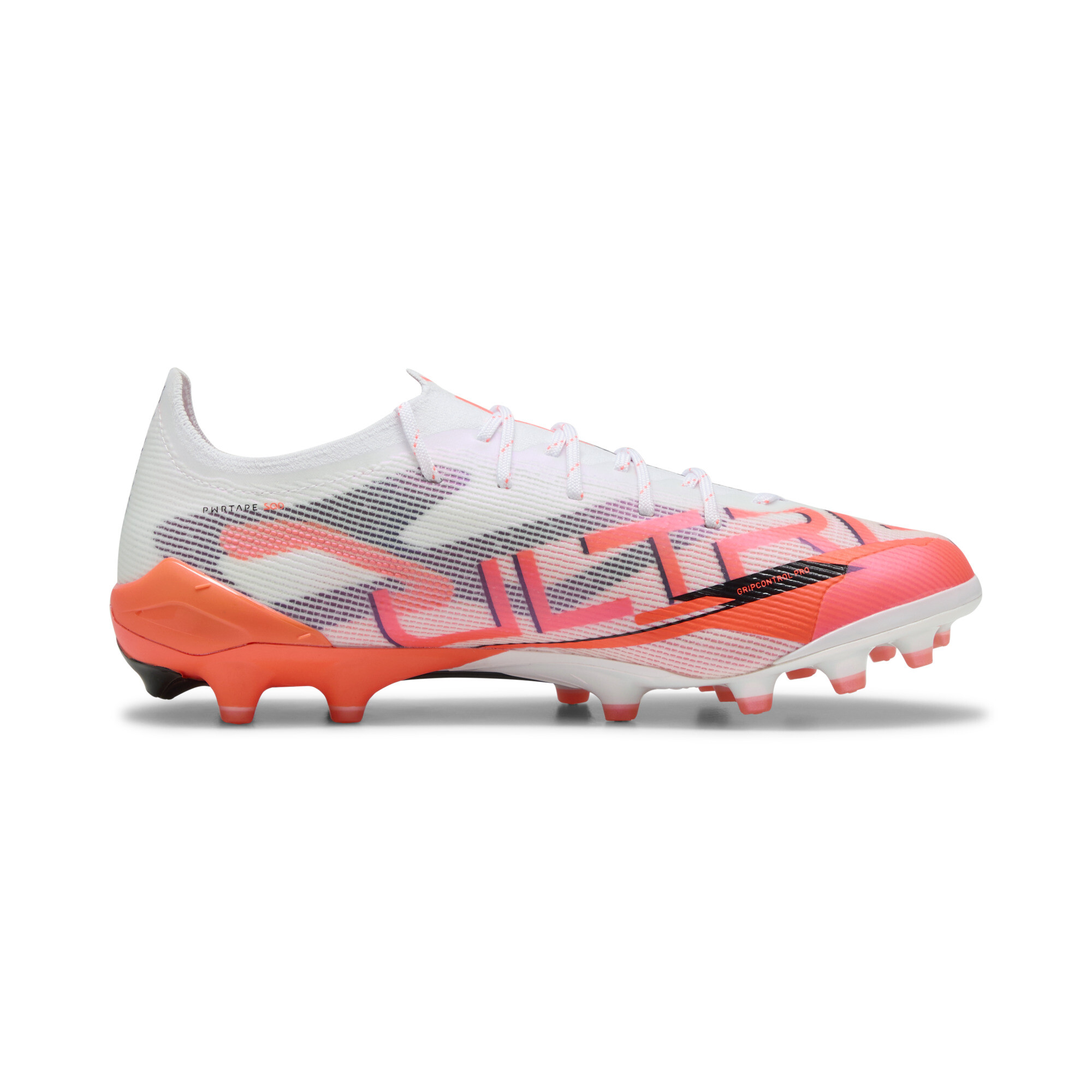 PUMA ULTRA 5 ULTIMATE AG voetbalschoenen, Zwart/Rood/Wit, Maat 48 thumbnail 3