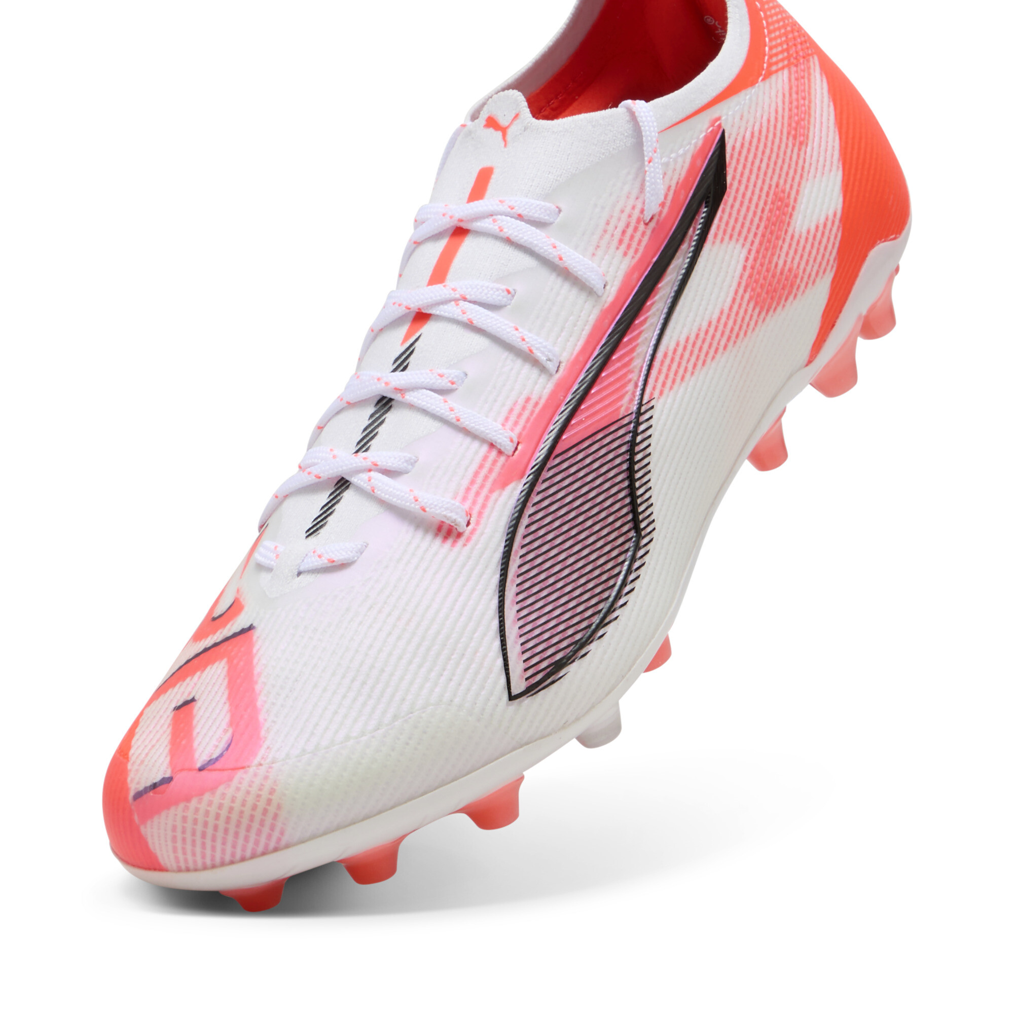 ULTRA 5 ULTIMATE MG voetbalschoenen, Zwart/Rood/Wit, Maat 42,5 | PUMA