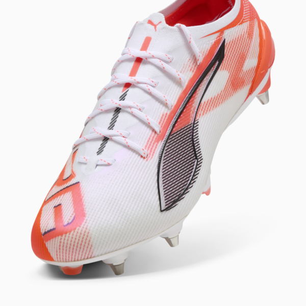 Botines de fútbol ULTRA 5 ULTIMATE MxSG, PUMA White-PUMA Black-Glowing Red, large-ARG