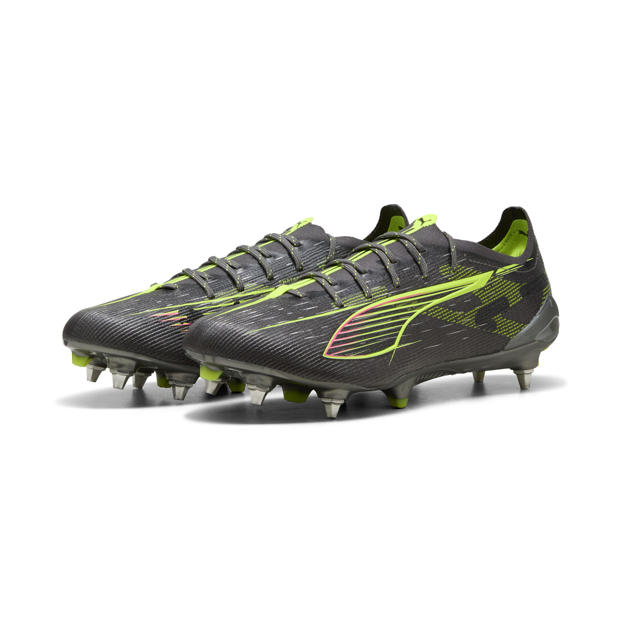 PUMA ULTRA 5 ULTIMATE MxSG voetbalschoenen, Geel/Zilver, Maat 46 thumbnail 6