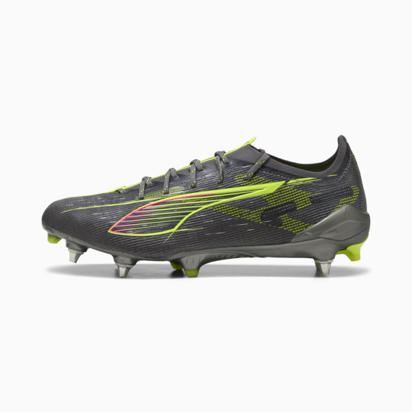 ULTRA 5 ULTIMATE MxSG Football Boots Unisex, Matte Aged Silver-Yellow Alert-Sun Struck, large-ZAF