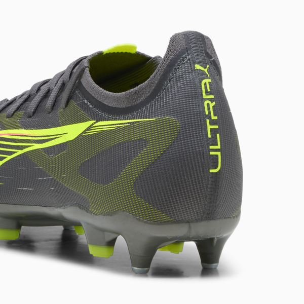 ULTRA 5 MATCH MxSG Football Boots Unisex, Matte Aged Silver-Yellow Alert-Puma Aged Silver, large-ZAF