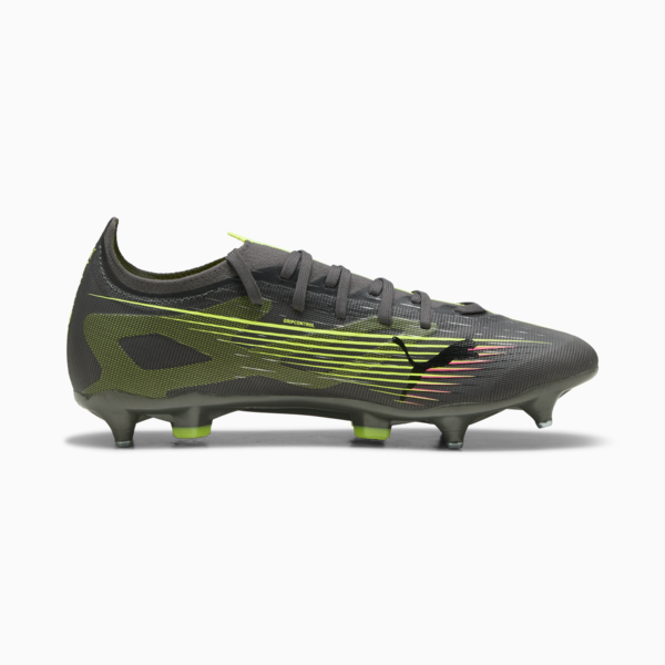 ULTRA 5 MATCH MxSG Football Boots Unisex, Matte Aged Silver-Yellow Alert-Puma Aged Silver, large-ZAF