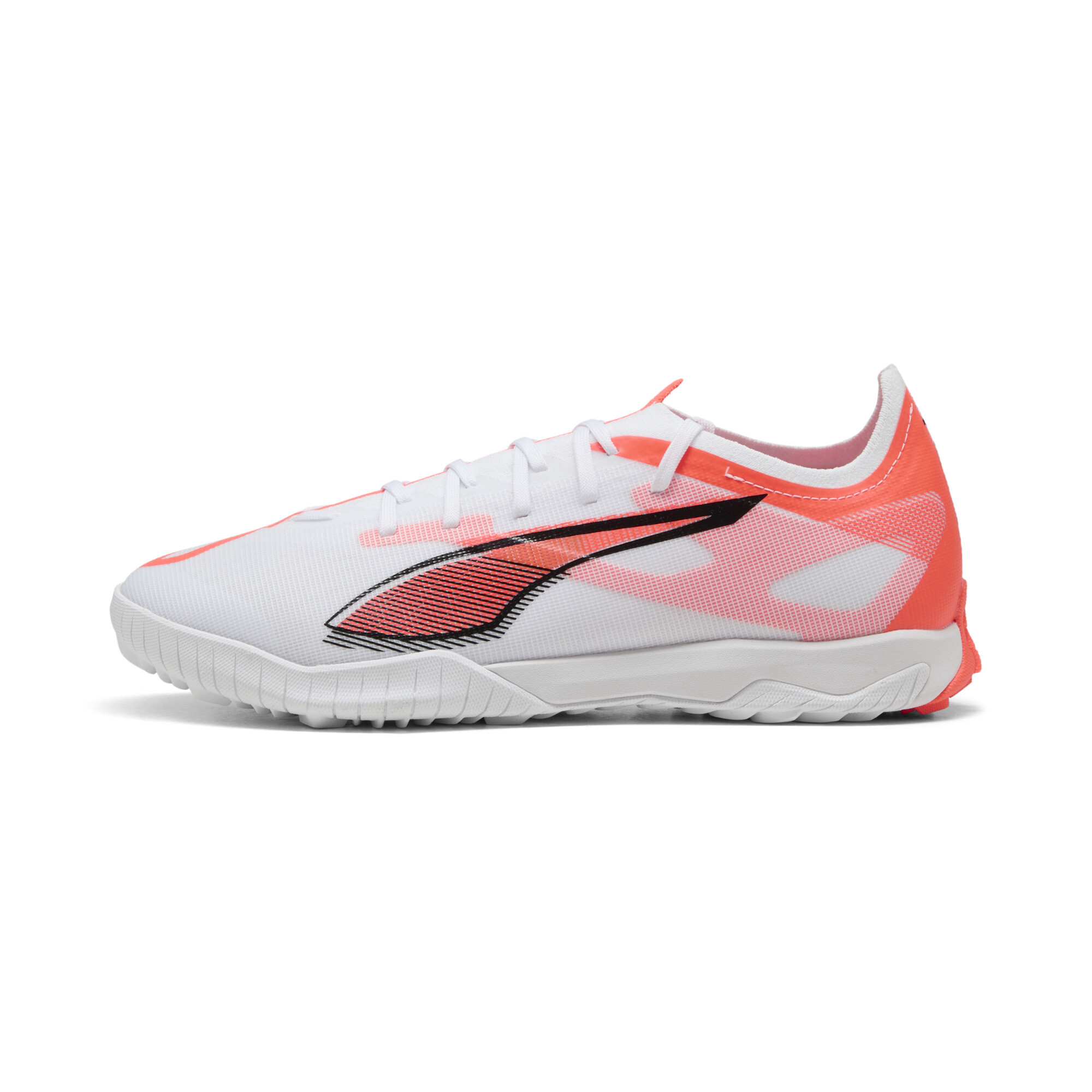 Puma ULTRA 5 MATCH TT Fußballschuhe | White/Black/Glowing Red | Größe: 39