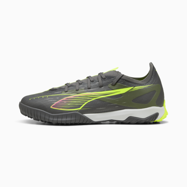 ULTRA 5 MATCH TT Football Boots Unisex, Matte Aged Silver-Yellow Alert-Puma Aged Silver, large-ZAF