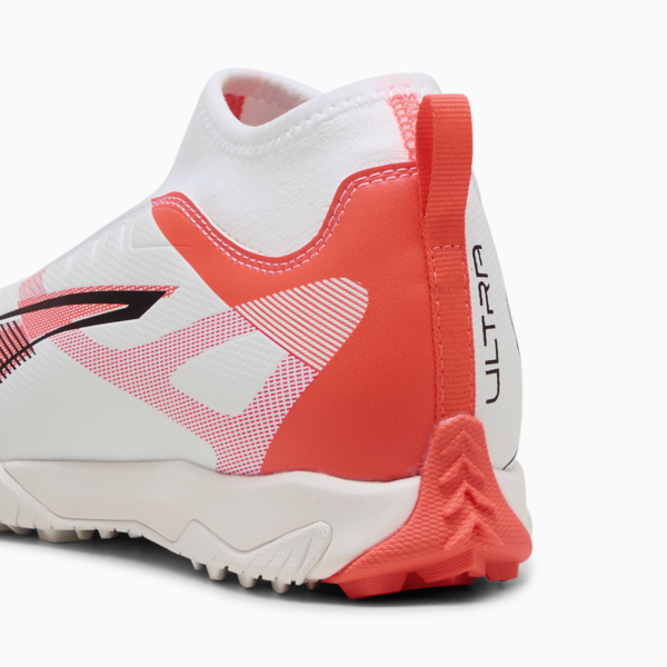 Tacos de fútbol ULTRA 5 MATCH+  TT Mid, PUMA White-PUMA Black-Glowing Red, large-MEX