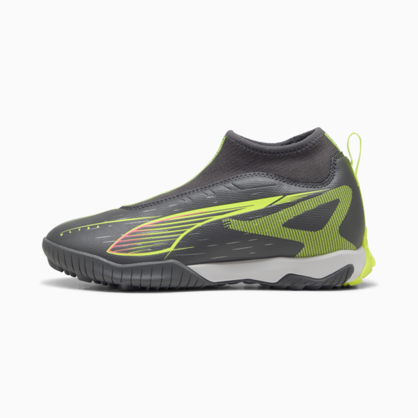 Tacos de fútbol ULTRA 5 MATCH+  TT Mid, Matte Aged Silver-Yellow Alert-Puma Aged Silver, large-MEX