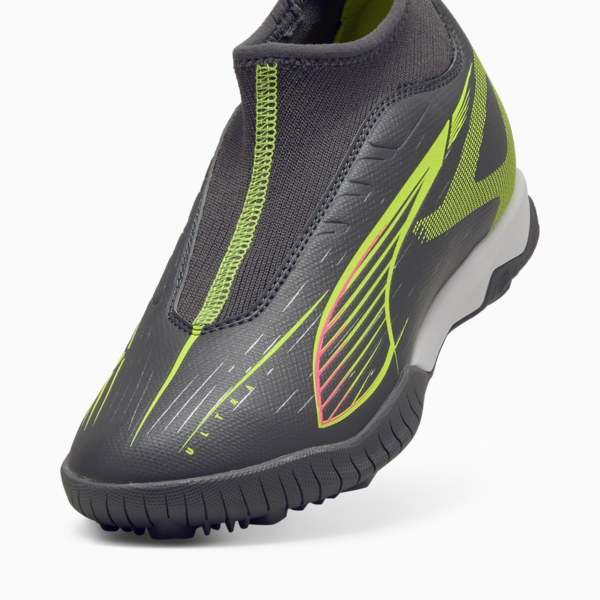 Tacos de fútbol ULTRA 5 MATCH+  TT Mid, Matte Aged Silver-Yellow Alert-Puma Aged Silver, large-MEX
