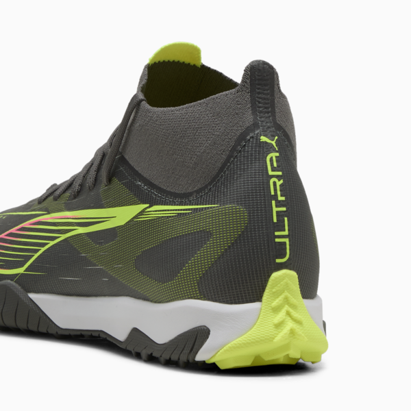 ULTRA 5 MATCH+ TT Football Boots Unisex, Matte Aged Silver-Yellow Alert-Puma Aged Silver, large-MEX