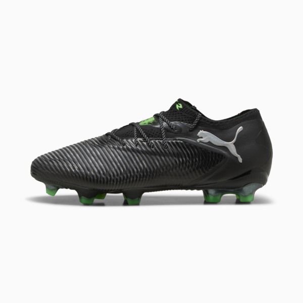 Tacos de fútbol FUTURE 8 ULTIMATE Low FG, PUMA Black-Cool Light Gray-Fluo Green, large-MEX