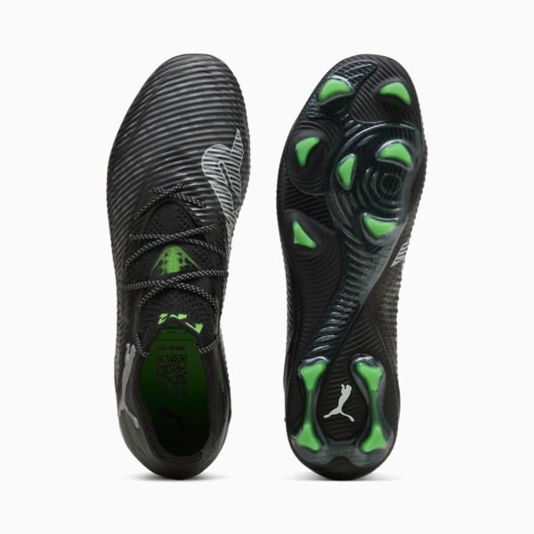 Tacos de fútbol FUTURE 8 ULTIMATE Low FG, PUMA Black-Cool Light Gray-Fluo Green, large-MEX