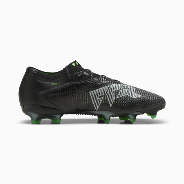 Tacos de fútbol FUTURE 8 ULTIMATE Low FG, PUMA Black-Cool Light Gray-Fluo Green, large-MEX