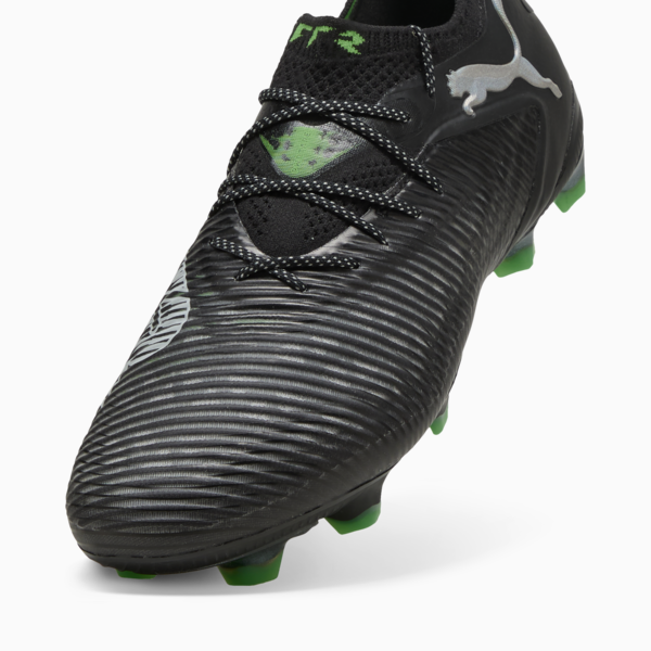 Tacos de fútbol FUTURE 8 ULTIMATE Low FG, PUMA Black-Cool Light Gray-Fluo Green, large-MEX