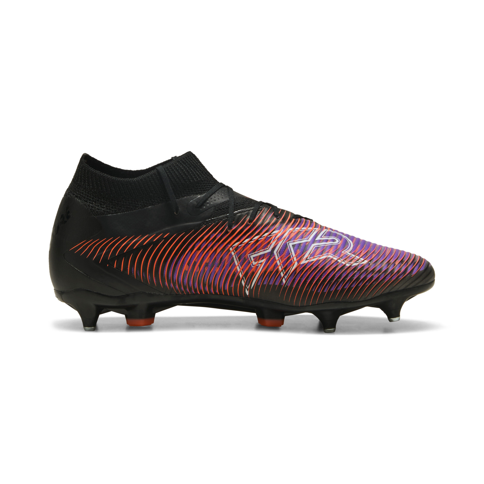 PUMA FUTURE 8 PRO MxSG voetbalschoenen, Zwart/Rood/Wit, Maat 44 thumbnail 3