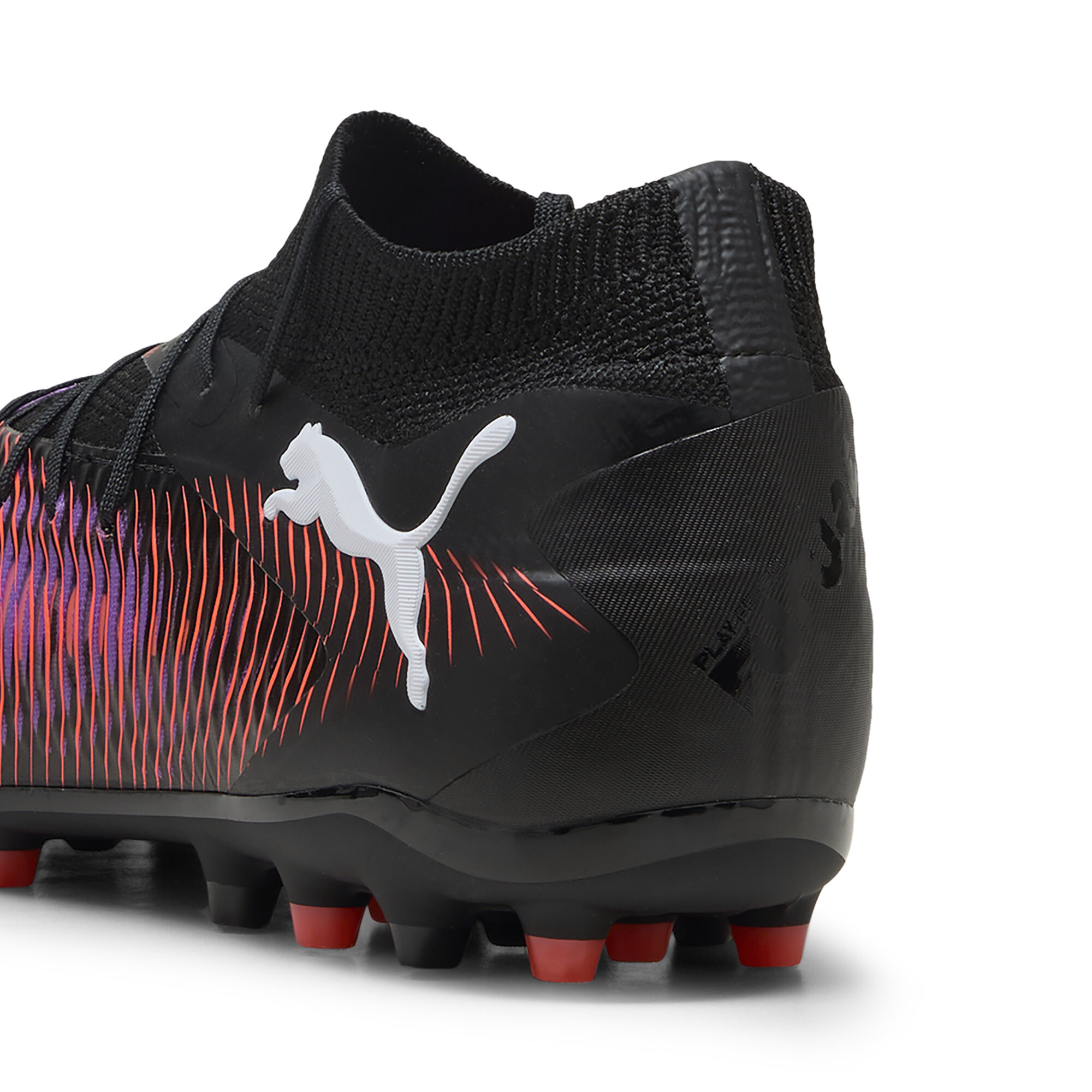 PUMA FUTURE 8 PRO MG voetbalschoenen, Zwart/Rood/Wit, Maat 42 thumbnail 5