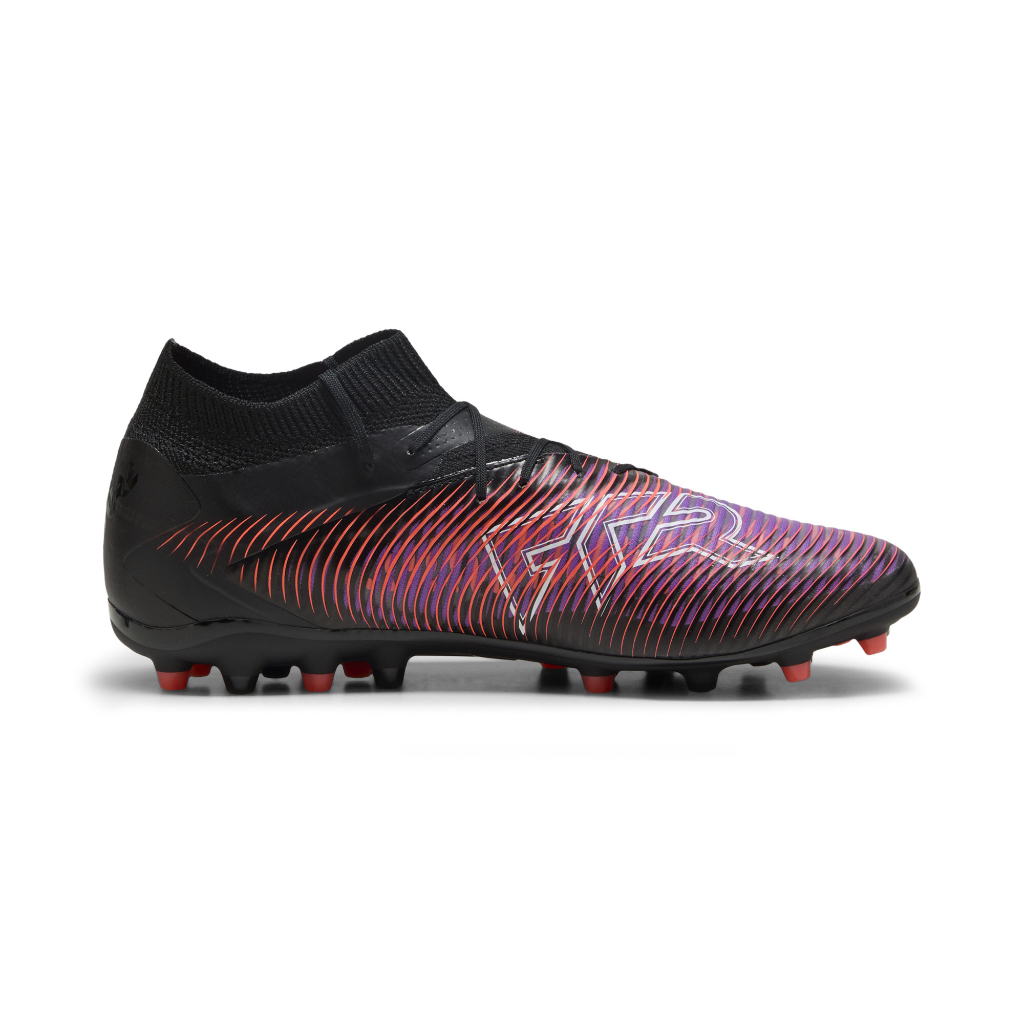 PUMA FUTURE 8 PRO MG voetbalschoenen, Zwart/Rood/Wit, Maat 42 thumbnail 3