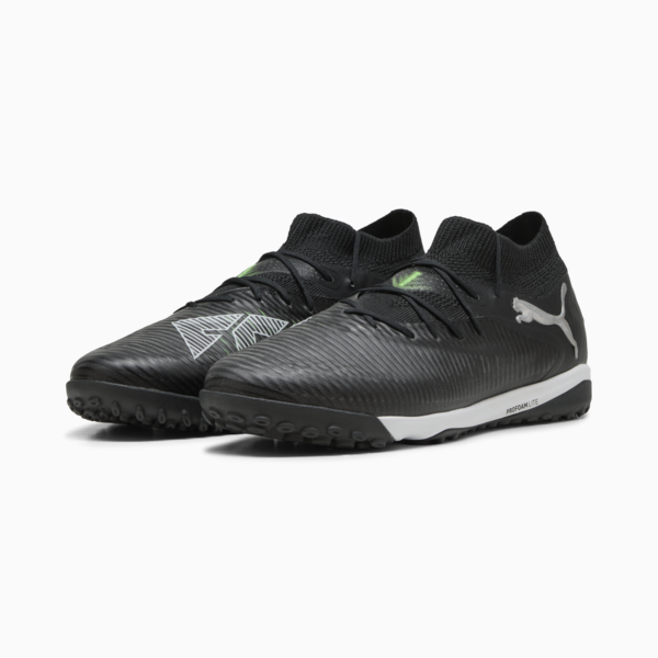 Tacos de fútbol FUTURE 8 PRO Cage, PUMA Black-Cool Light Gray-Fluo Green, large-MEX