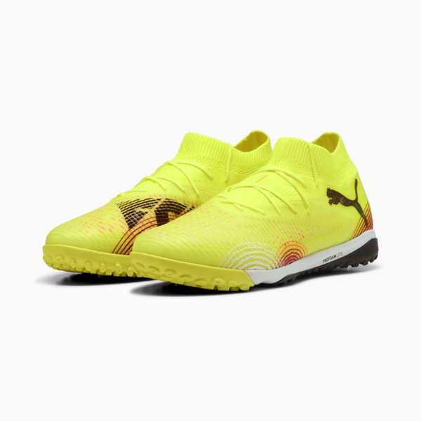 Tacos de fútbol FUTURE 8 PRO Cage, Yellow Alert-PUMA Black-Sun Struck, large-MEX