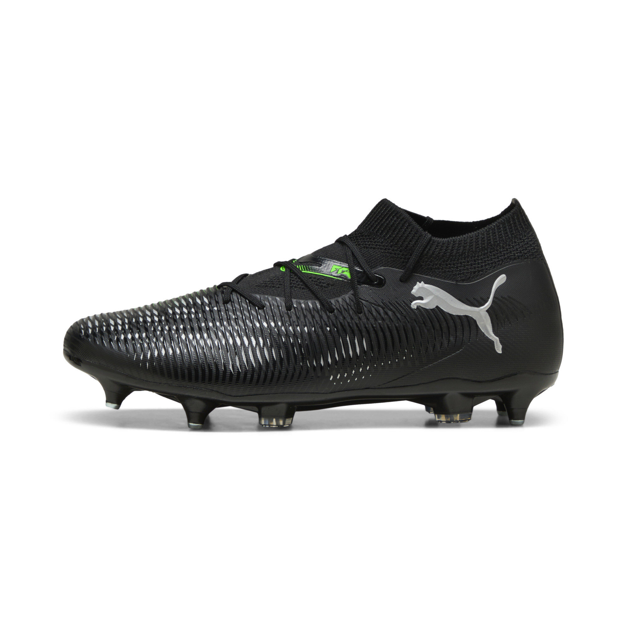 Puma FUTURE 8 MATCH MxSG Fußballschuhe | Black/Cool Light Gray/Green | Größe: 42.5