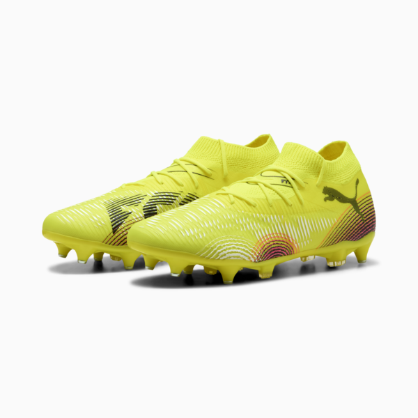 FUTURE 8 MATCH MxSG Football Boots Unisex, Yellow Alert-PUMA Black-Sun Struck, large-ZAF