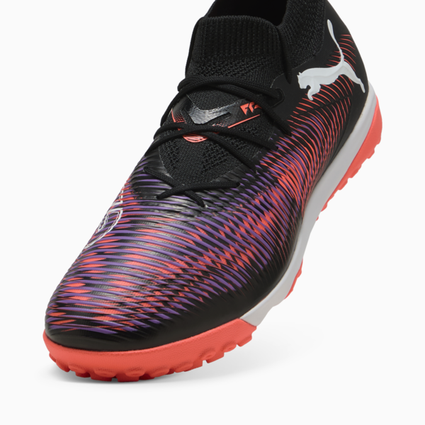 Tacos de fútbol FUTURE 8 MATCH TT, PUMA Black-PUMA White-Glowing Red, large-MEX