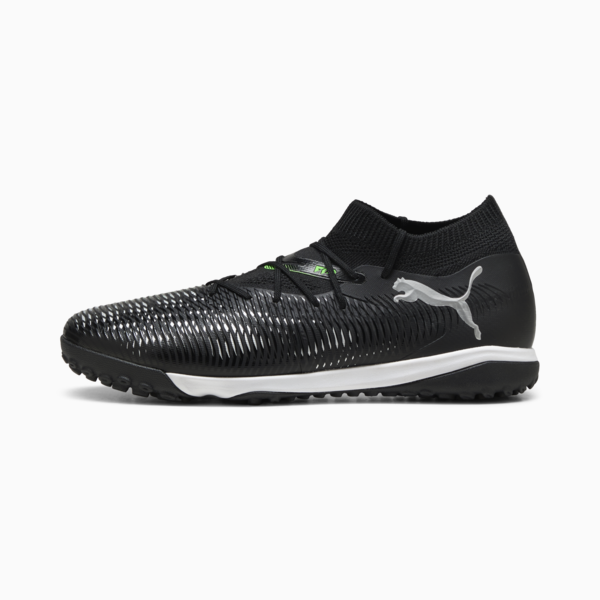 Tacos de fútbol FUTURE 8 MATCH TT, PUMA Black-Cool Light Gray-Fluo Green, large-MEX