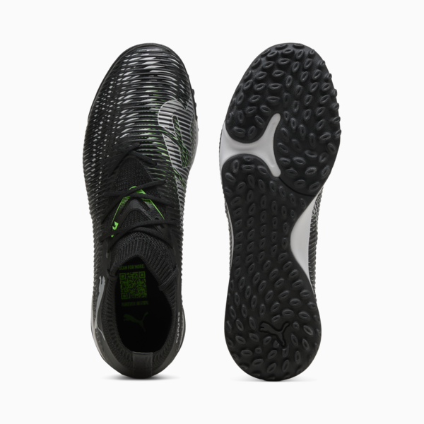 Botines de fútbol FUTURE 8 MATCH TT, PUMA Black-Cool Light Gray-Fluo Green, large-ARG