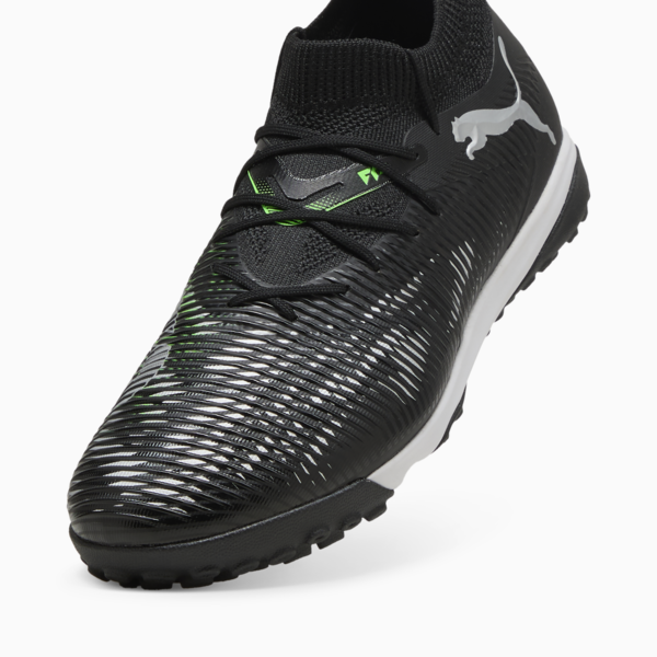 Tacos de fútbol FUTURE 8 MATCH TT, PUMA Black-Cool Light Gray-Fluo Green, large-MEX