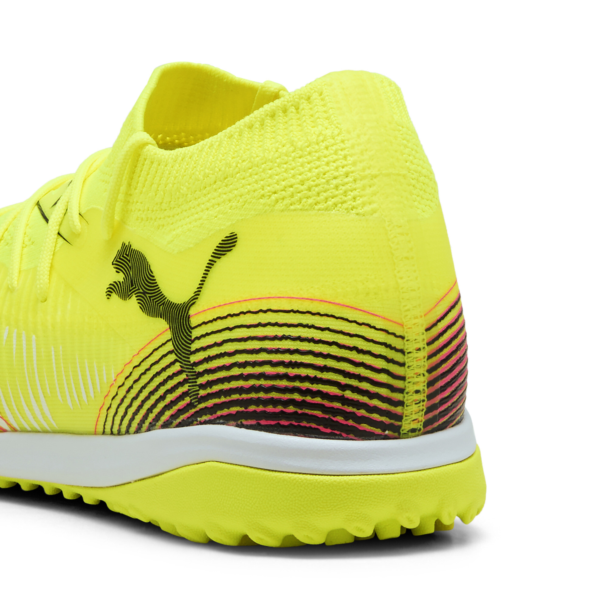 PUMA FUTURE 8 MATCH TT voetbalschoenen, Zwart/Geel, Maat 46 thumbnail 5