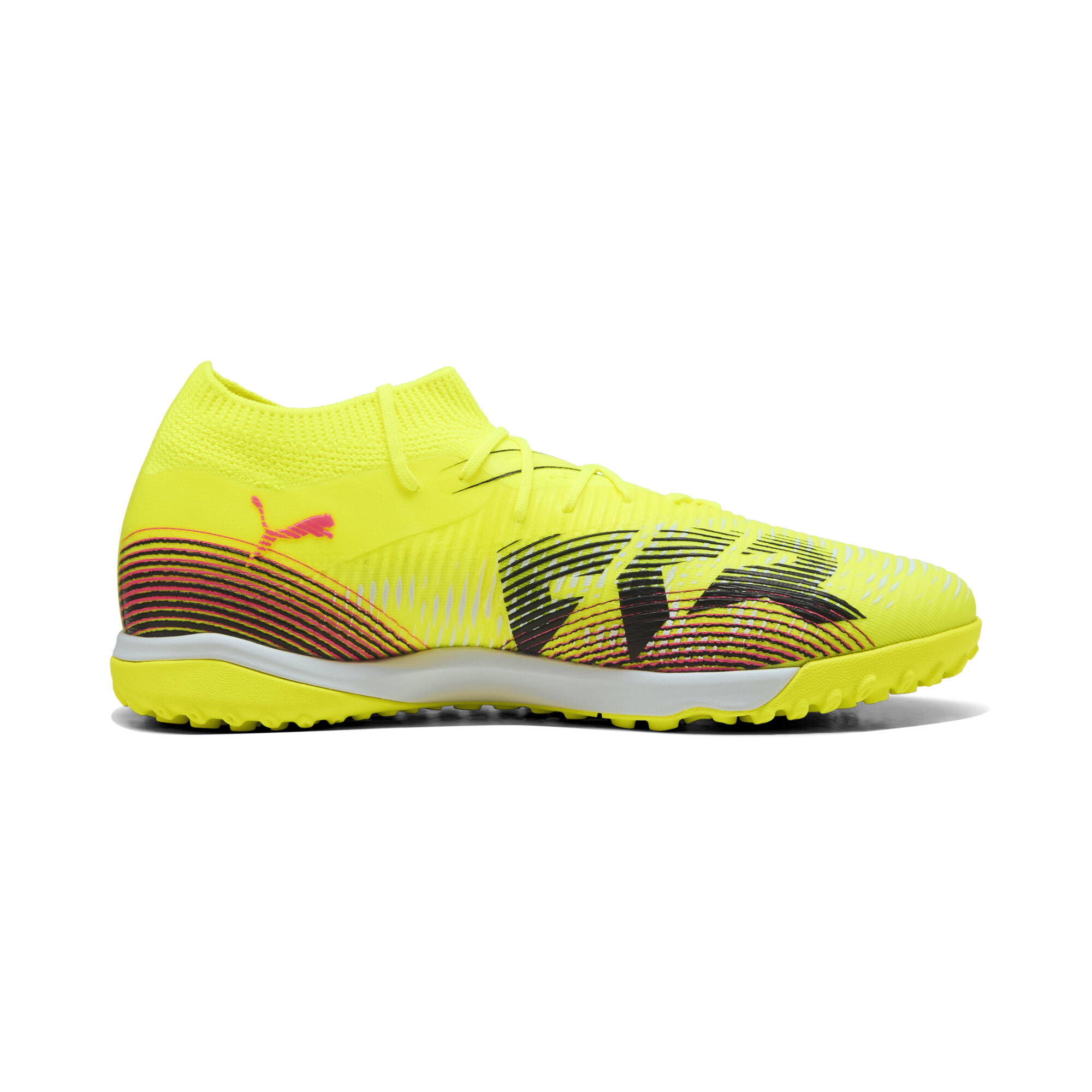 PUMA FUTURE 8 MATCH TT voetbalschoenen, Zwart/Geel, Maat 46 thumbnail 3