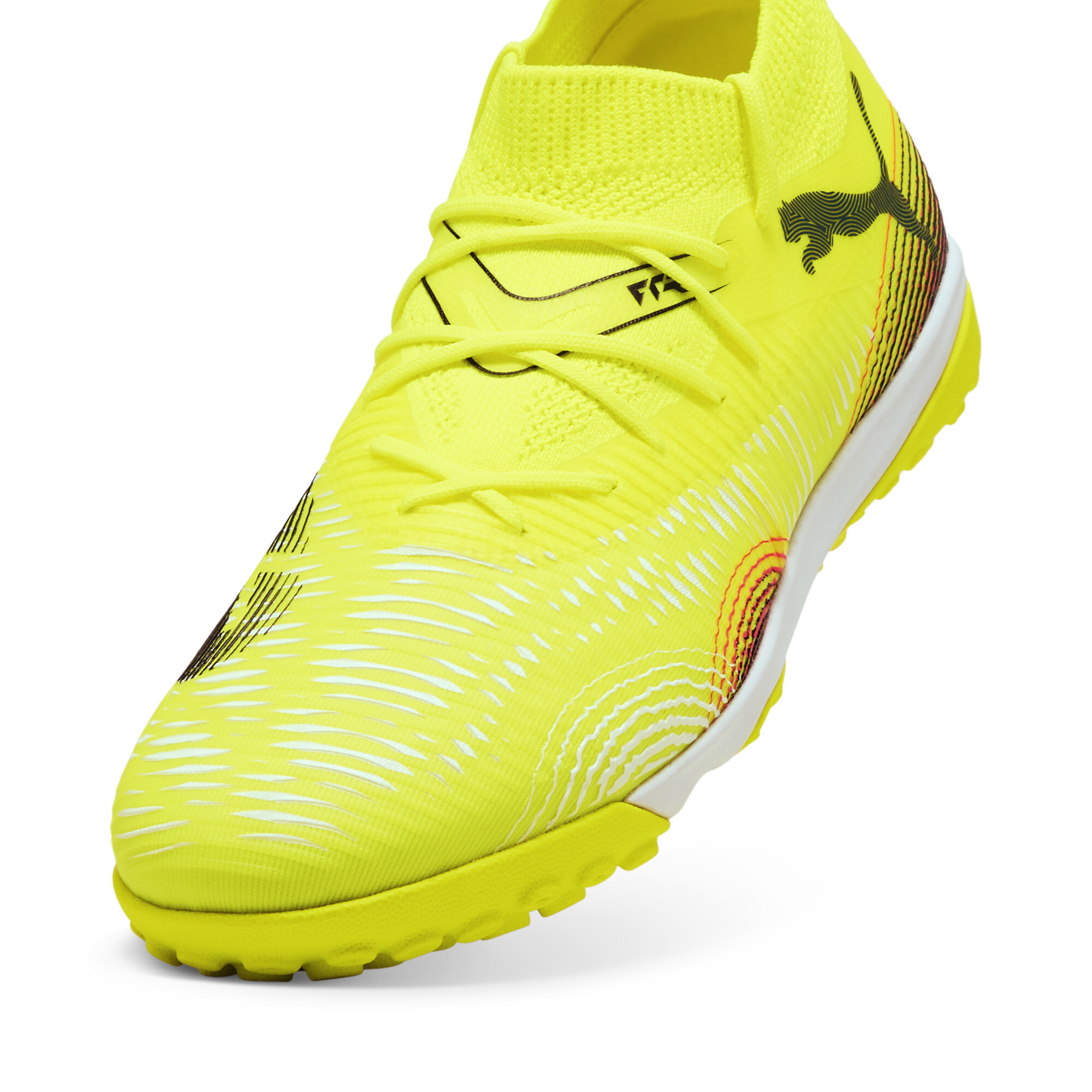PUMA FUTURE 8 MATCH TT voetbalschoenen, Zwart/Geel, Maat 46 thumbnail 2
