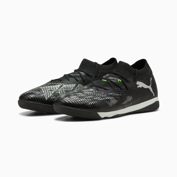 Tacos de fútbol FUTURE 8 MATCH IT, PUMA Black-Cool Light Gray-Fluo Green, large-MEX