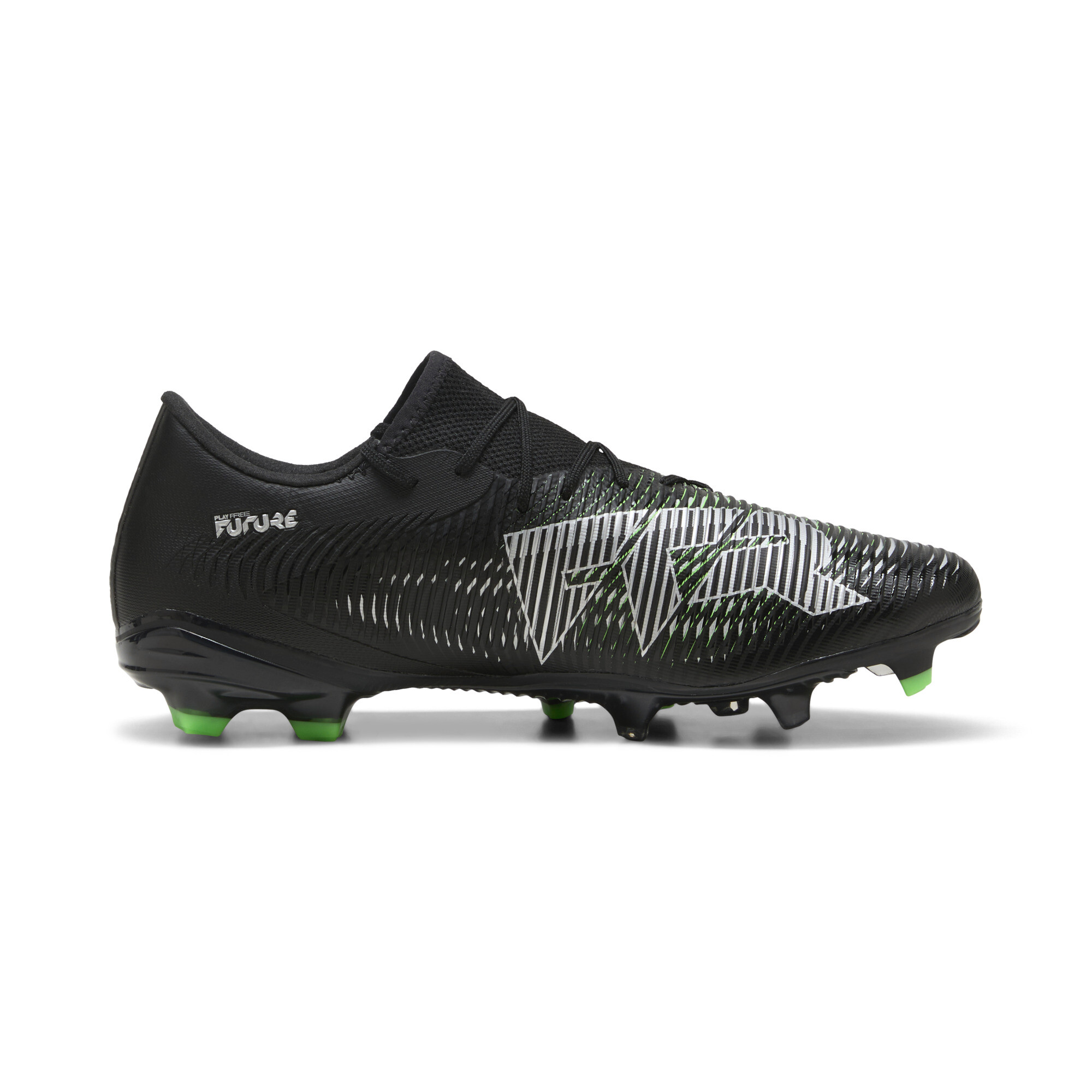 PUMA FUTURE 8 MATCH FG/AG lage voetbalschoenen, Groen/Zwart/Grijs, Maat 44 thumbnail 3