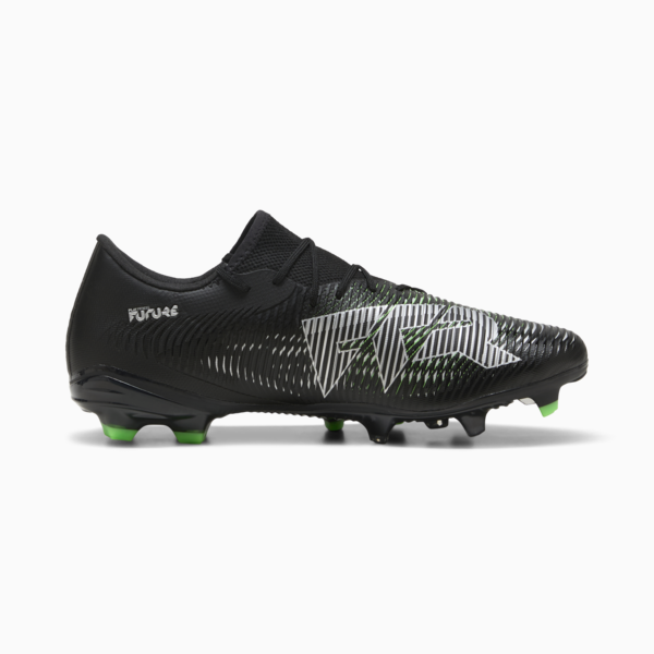 Tacos de fútbol FUTURE 8 MATCH FG/AG Low, PUMA Black-Cool Light Gray-Fluo Green, large-MEX