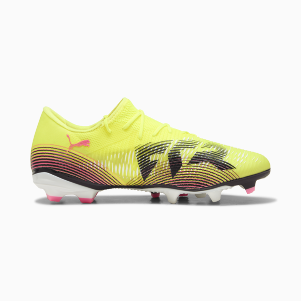 FUTURE 8 MATCH FG/AG Low Football Boots Unisex, Yellow Alert-PUMA Black-Sun Struck, large-ZAF