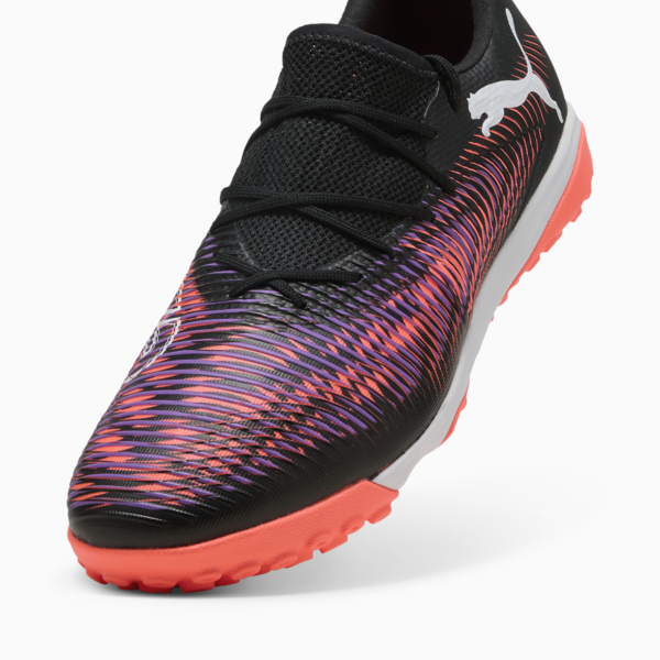Tacos de futbol FUTURE 8 MATCH TT, PUMA Black-PUMA White-Glowing Red, large-MEX