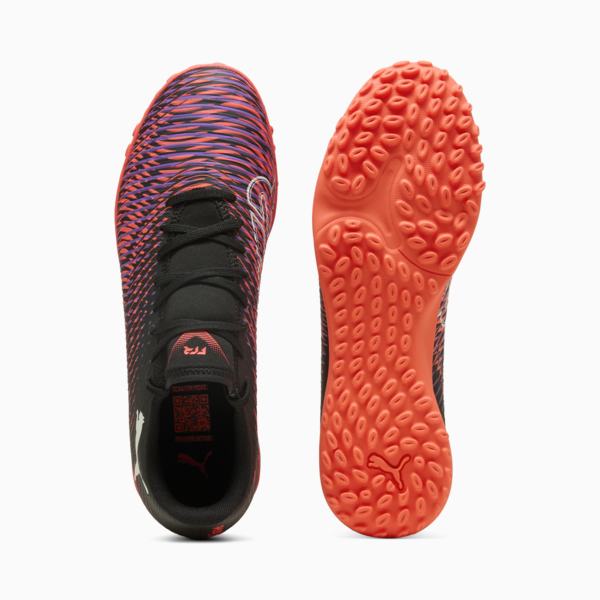 Tacos de futbol FUTURE 8 PLAY TT, PUMA Black-PUMA White-Glowing Red, large-MEX
