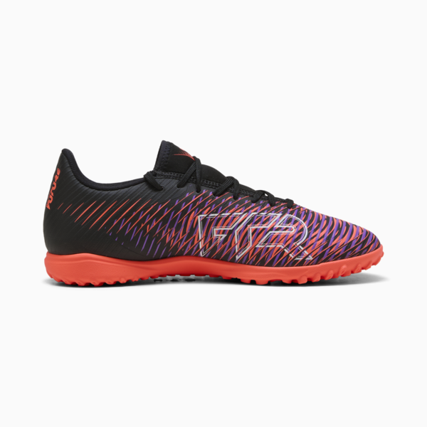 Tacos de futbol FUTURE 8 PLAY TT, PUMA Black-PUMA White-Glowing Red, large-MEX