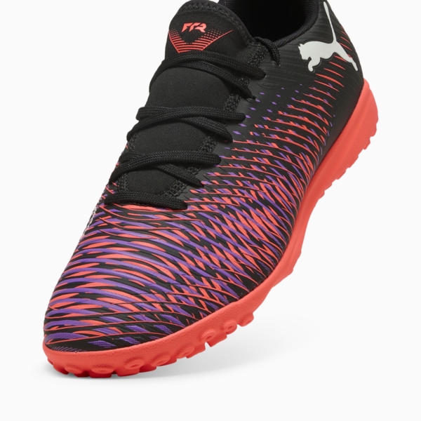 Tacos de futbol FUTURE 8 PLAY TT, PUMA Black-PUMA White-Glowing Red, large-MEX