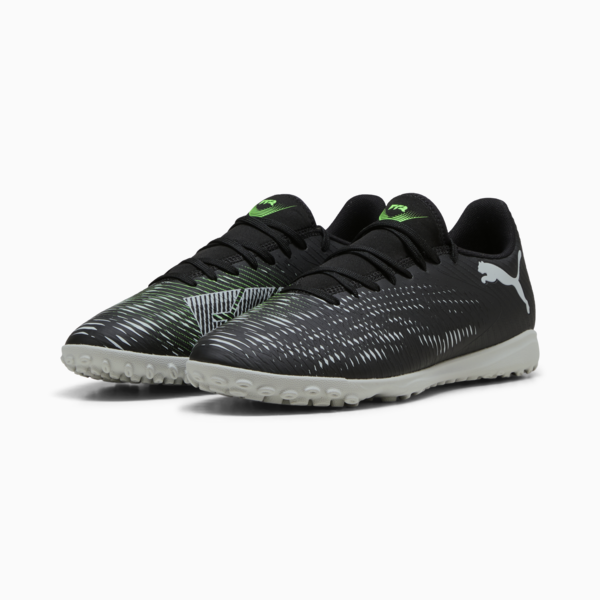 Tacos de futbol FUTURE 8 PLAY TT, PUMA Black-Cool Light Gray-Fluo Green, large-MEX