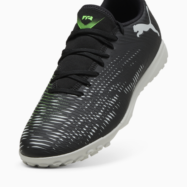 Tacos de futbol FUTURE 8 PLAY TT, PUMA Black-Cool Light Gray-Fluo Green, large-MEX