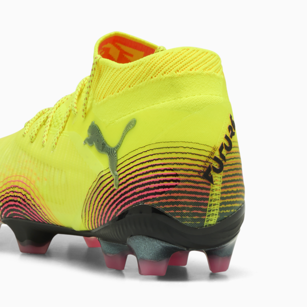 FUTURE 8 ULTIMATE FG Football Boots Women, Yellow Alert-PUMA Black-Sun Struck, large-MEX