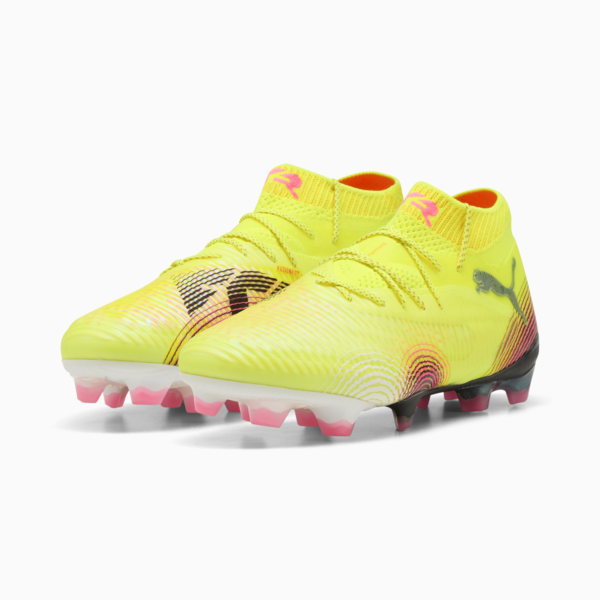 FUTURE 8 ULTIMATE FG Football Boots Women, Yellow Alert-PUMA Black-Sun Struck, large-MEX